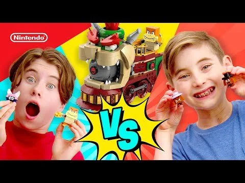 Nintendo LEGO®️ Challenge 😮 Building Super Mario The Bowser Express Train 🤩 | Play Nintendo