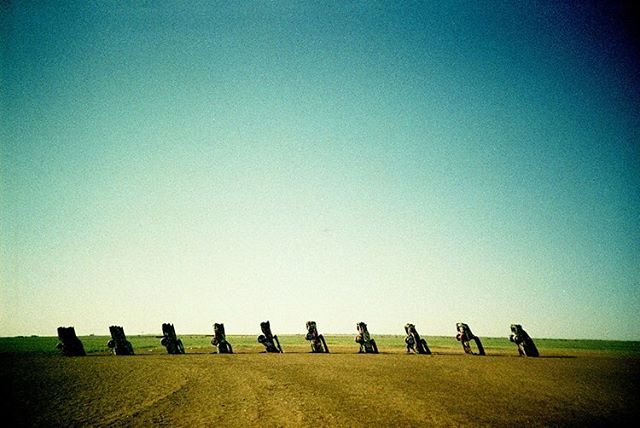 dreaming of the day I can make it back to Route 66 and drive the whole way, Chicago to Cali! #route66 #amarillo #cadillacranch #lomography #lomolca #lomofilm #crossprocessedfilm #analog #analogue #analogroute66 #adventureladies #adventure #neverstope