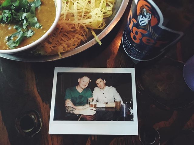 Malaysian food, friends, and analog film. #fujifilm #fujifilminstax #instax300 #analoguepeople #analogphotography #instantfilm #instantfilmsociety #justgoshoot #filmsnotdead #tigerbeer #seattlefuntime