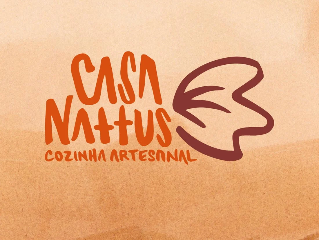 Visual Identity for Casa Nattus, health food restaurant on in São Paulo, Brazil. 2018.