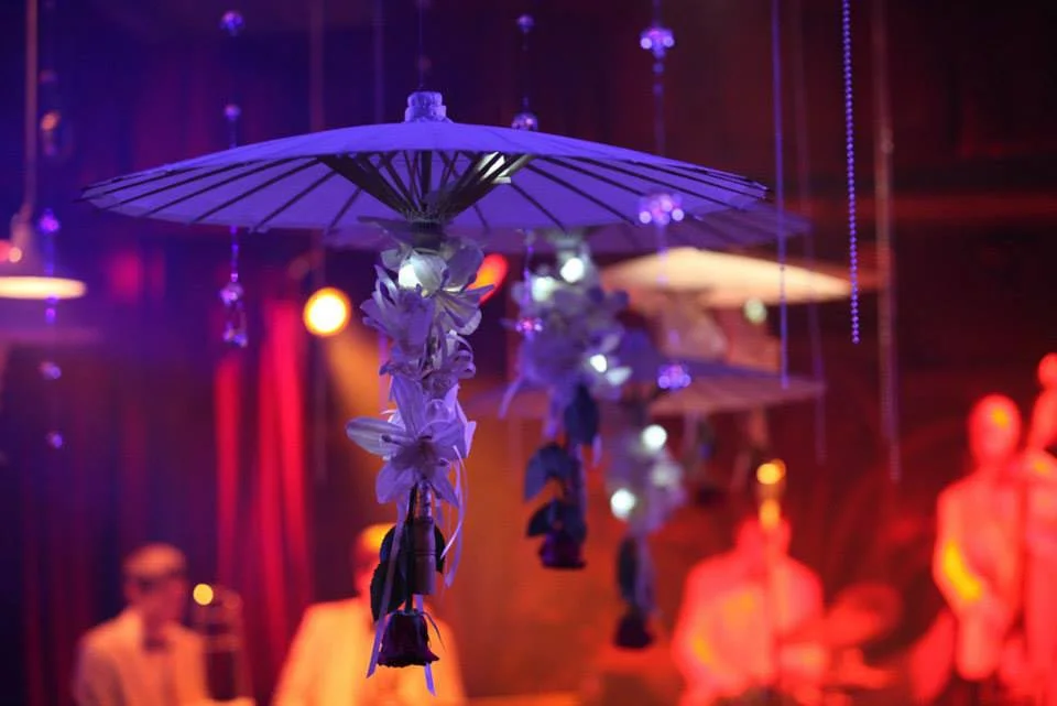 Prop construction and party decoration for Valentine’s day party in the Heath Restaurant in Sleep no More .