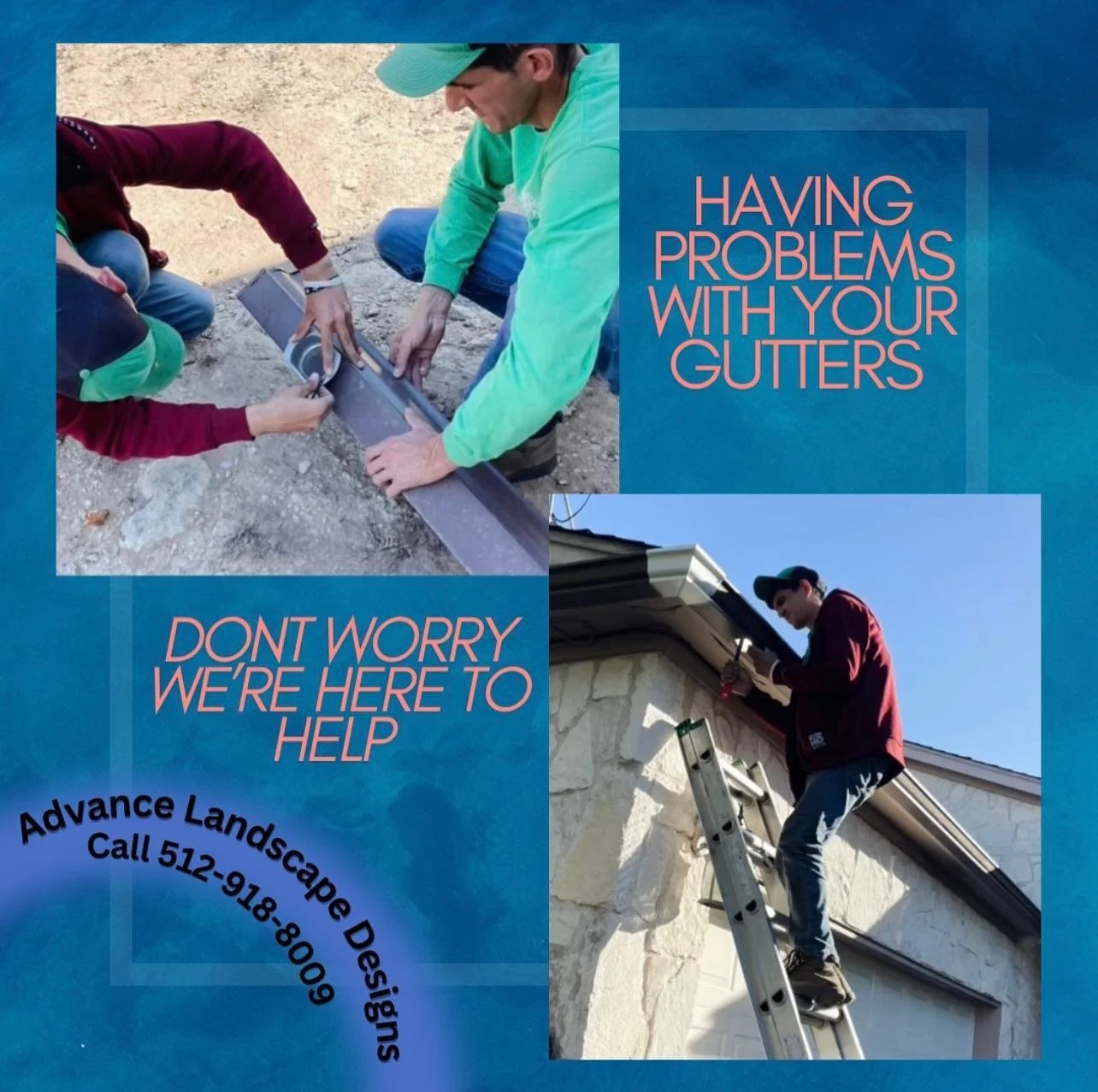 We&rsquo;re here to help! 
Call to get your estimate today!

#austintx #austin #austinbusiness #cedarparktx #austintexas  #cedarparktexas #homeimprovement #landscape #leandertx #leandertexas #lagovistatx #pflugervilletx #pflugervilletexas #lawncare #