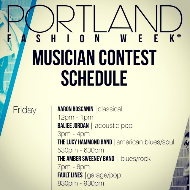 we're playing at Pioneer Square on Friday September 5th as part of Fashion on the Square PDX!