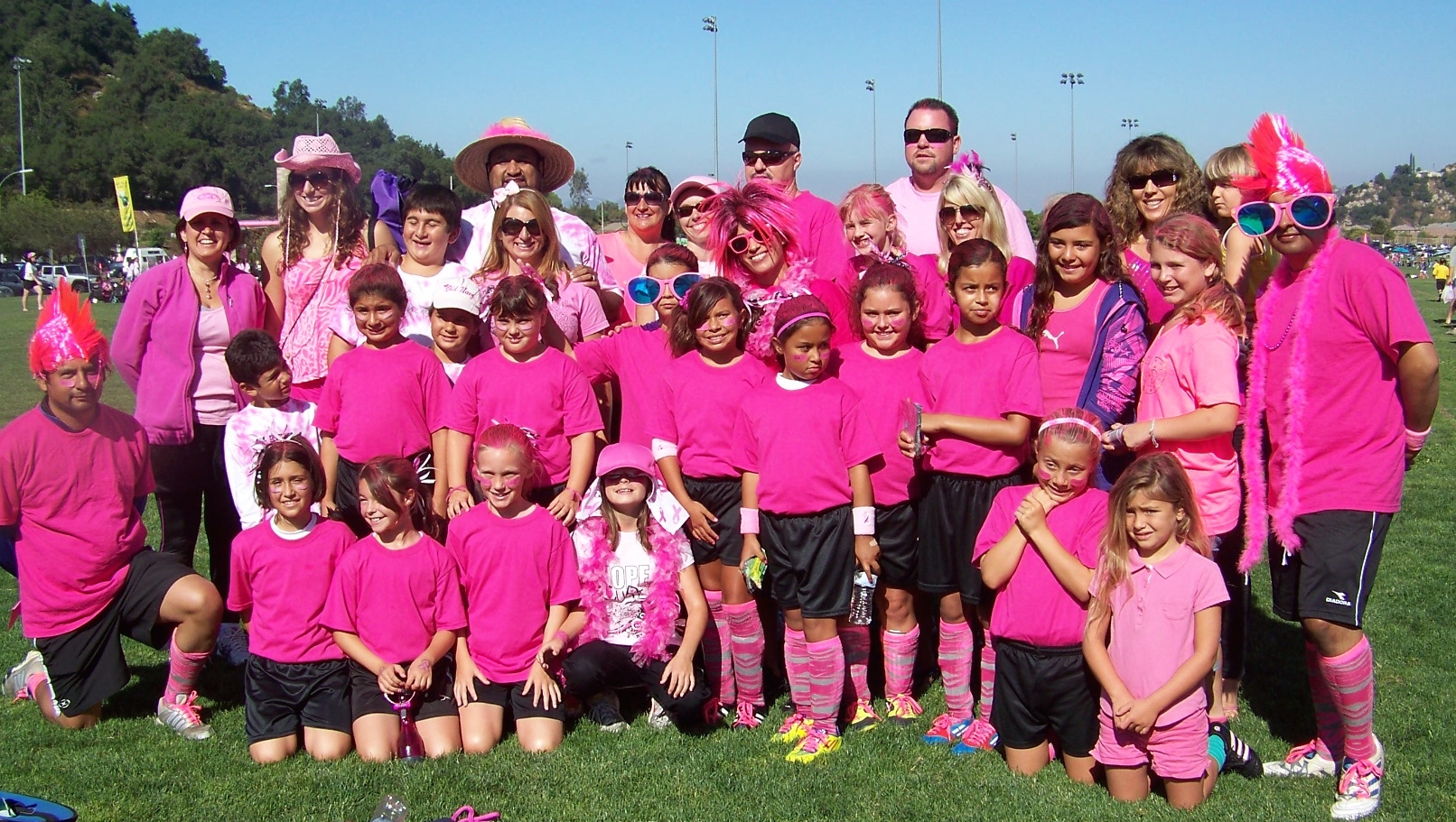 2012 Escondido FC Heat GU10 team and supporters