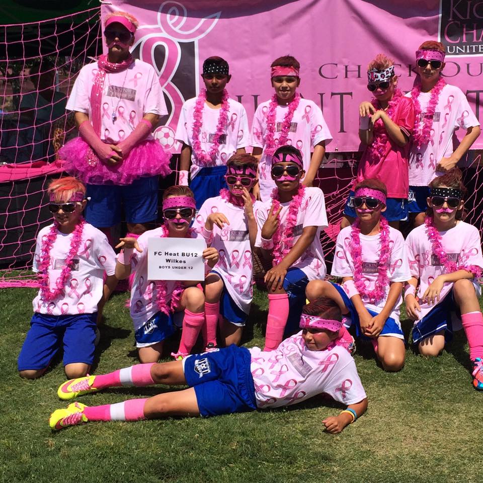 2015 Power of Pink Winner, BU12 FC Heat