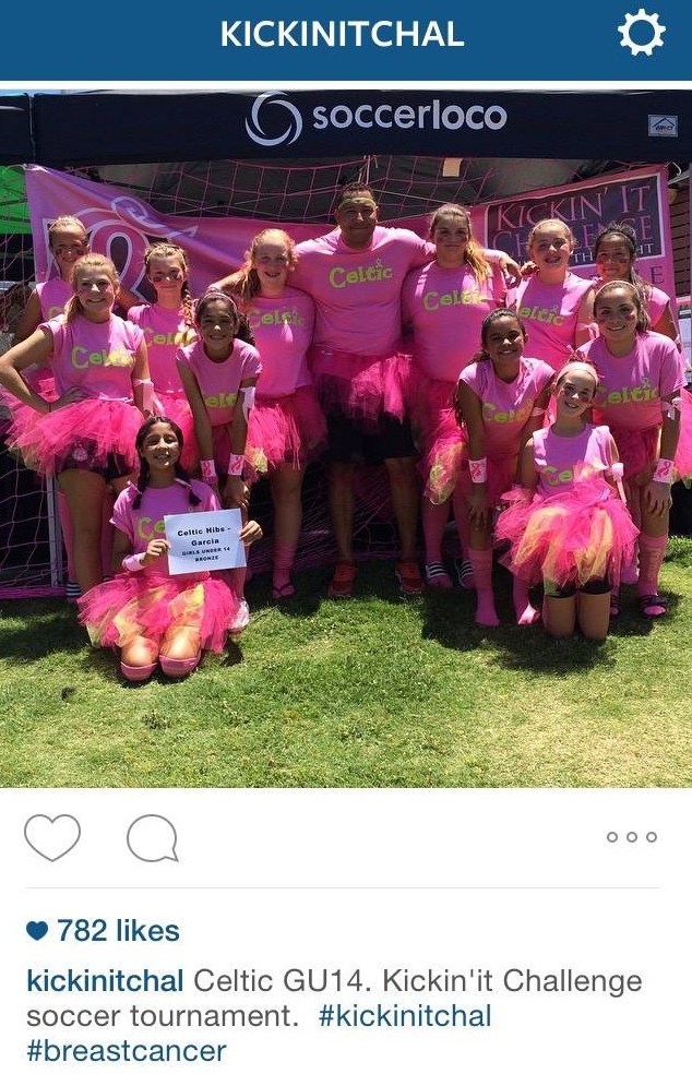2015 Fan Favorite Power of Pink Winners, GU14 Celtic