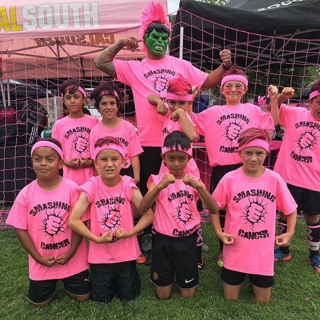 B2009 FC Heat Blk Escobedo are Smashing cancer. #kickinitchal #komensd