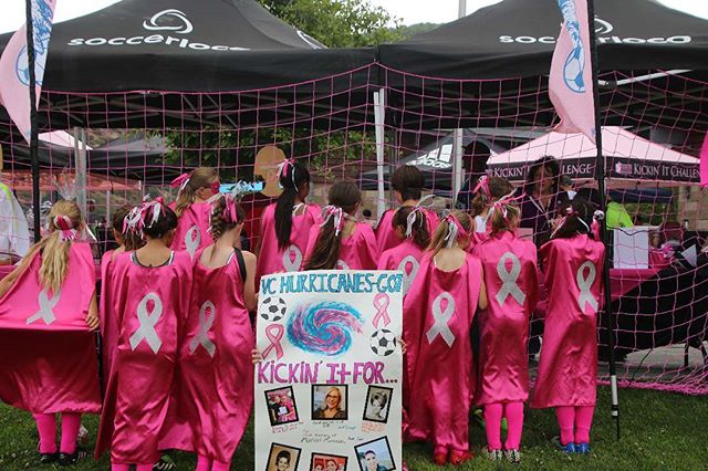 G2007 Hurricanes showing their super-hero capes to fight cancer. (Front) #kickinitchal #komensd