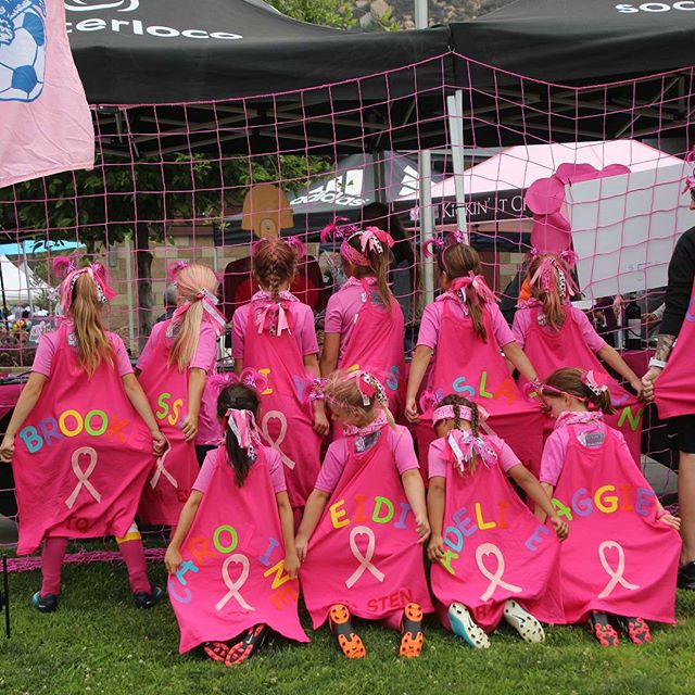 G2010 Del Mar Sharks - Ashcroft showing their spirit #kickinitchal #KomenSD