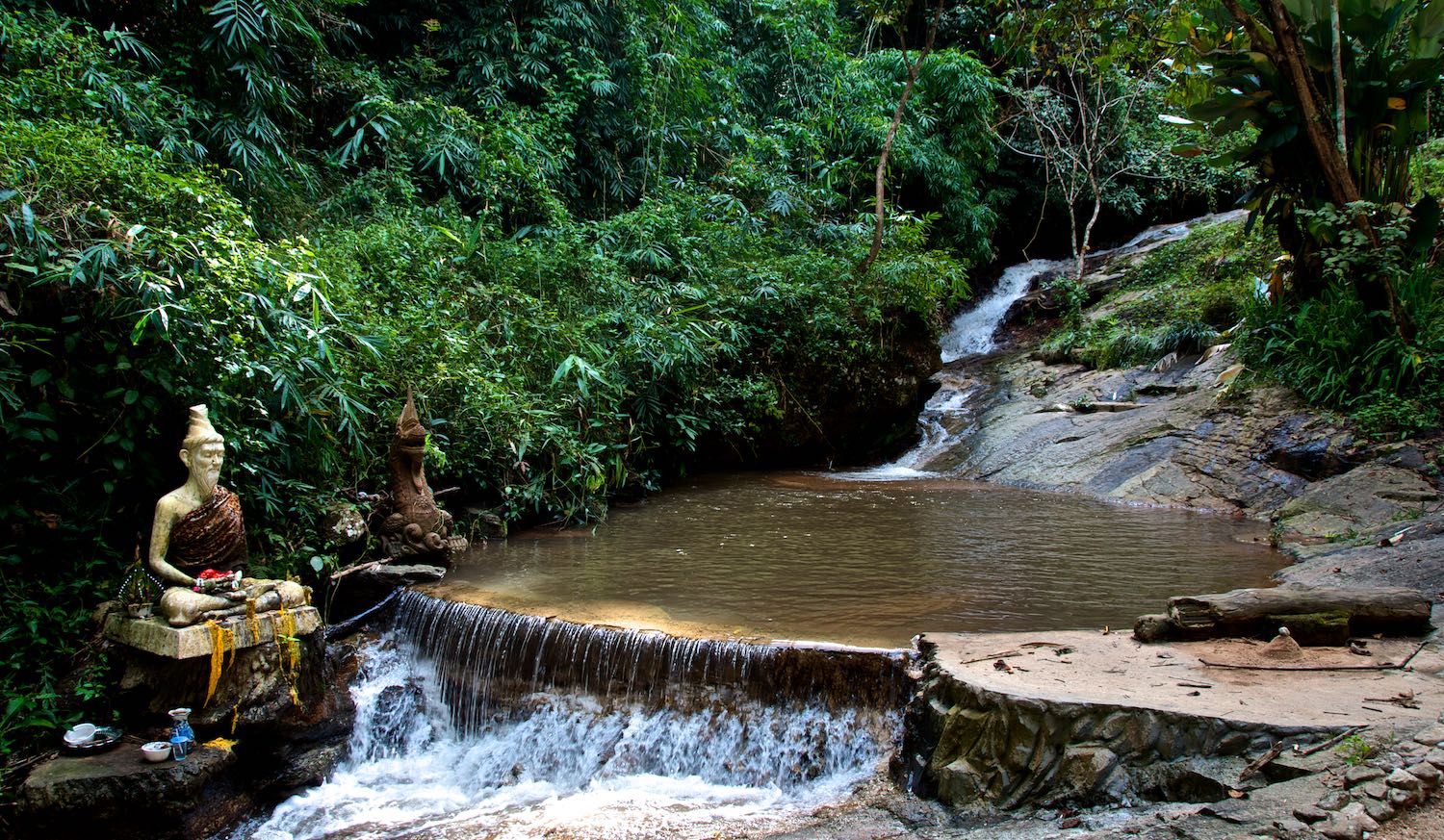 Scene from the secret hike up to Wat Phra Doi Suthep