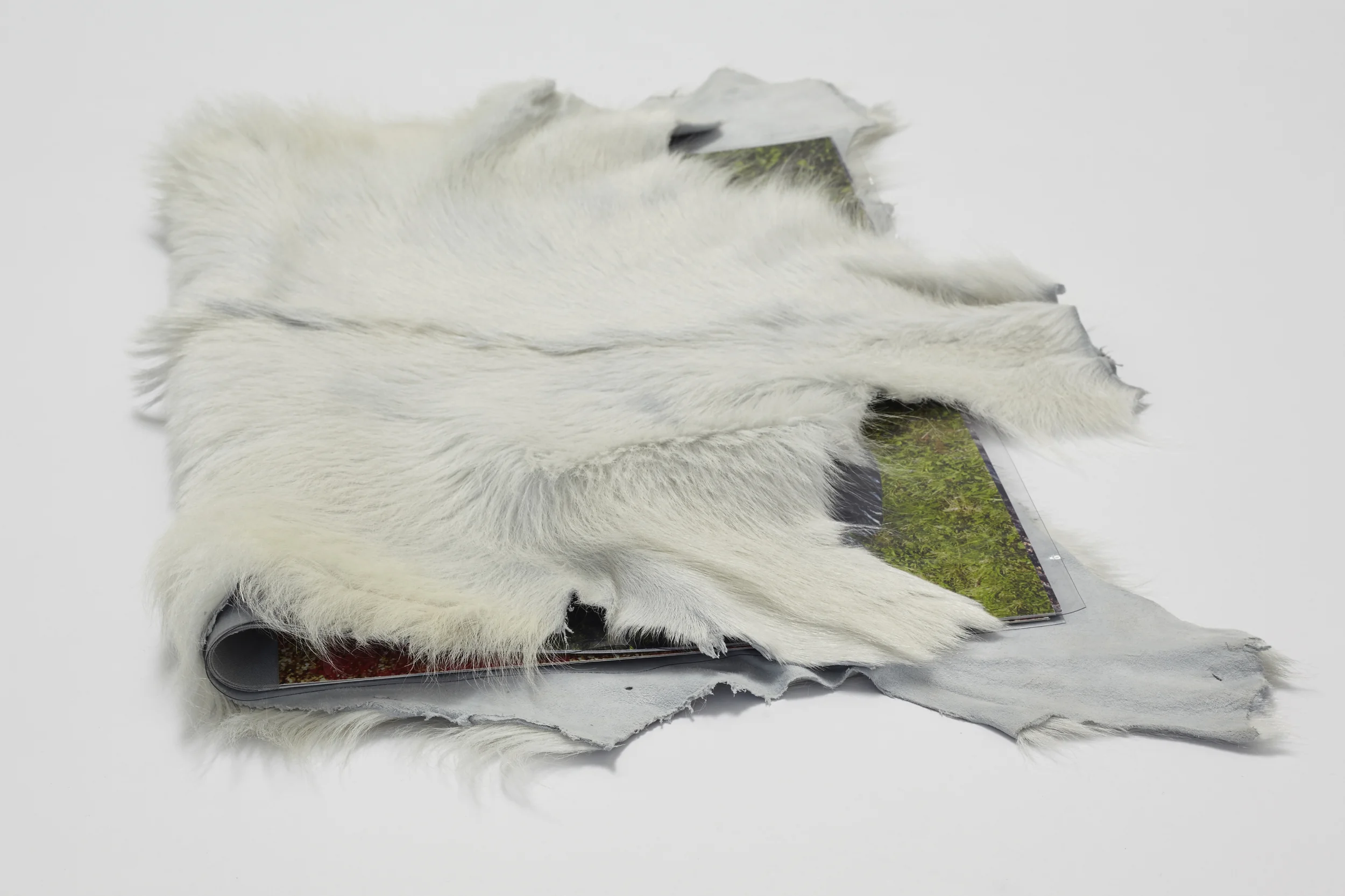 Matter of Being, 12 archival pigment prints hand-bound within a vinyl and goat's fur cover, Edition of 10, 2014