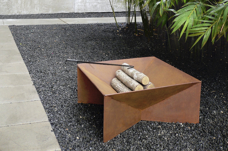 Modern Outdoor Fire Pits Plodes Studio, Contemporary Fire Pit