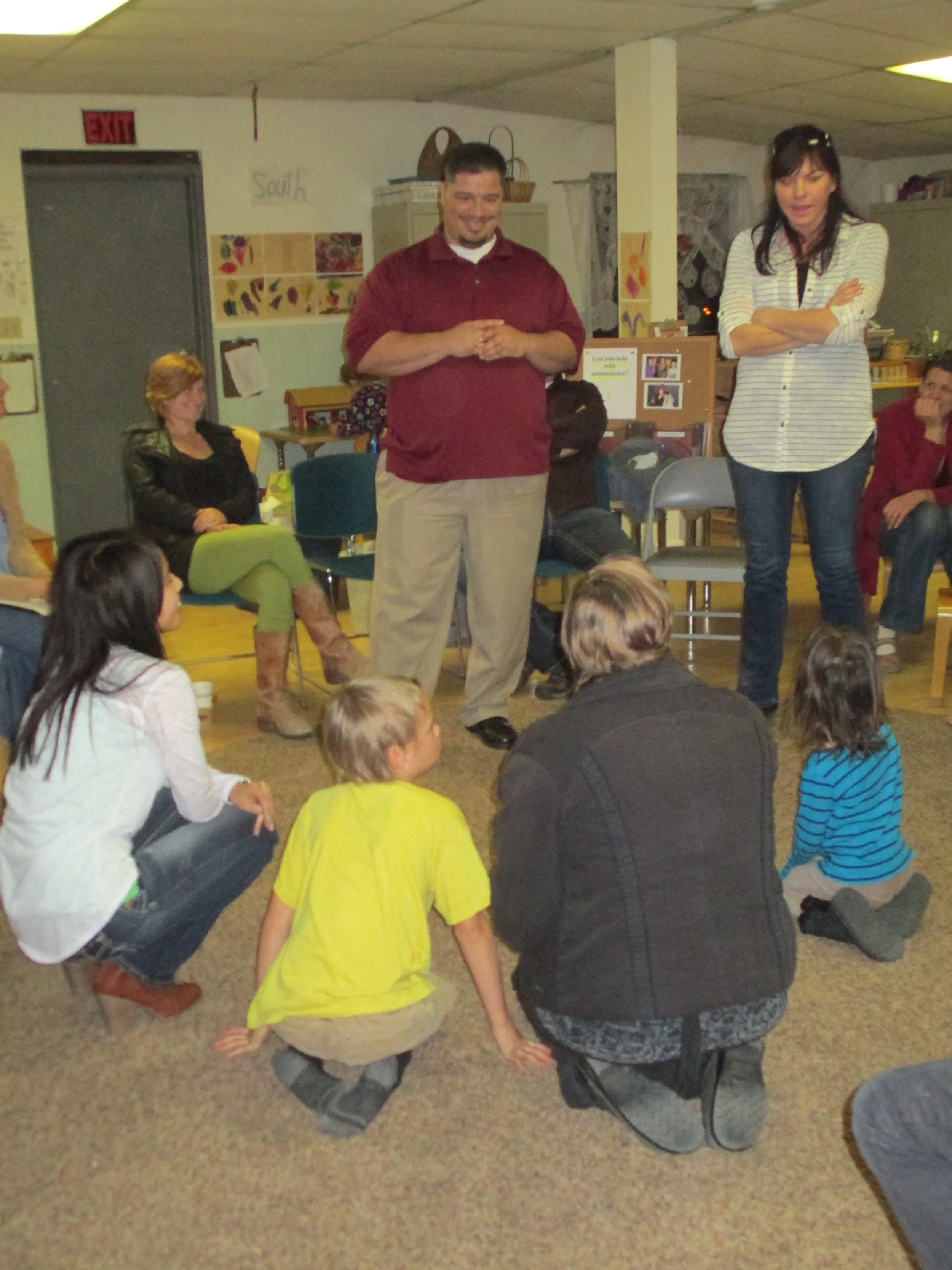 Parenting education role-play activity