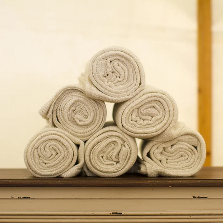 BLANKETS Cream blanket @ £2.50 each