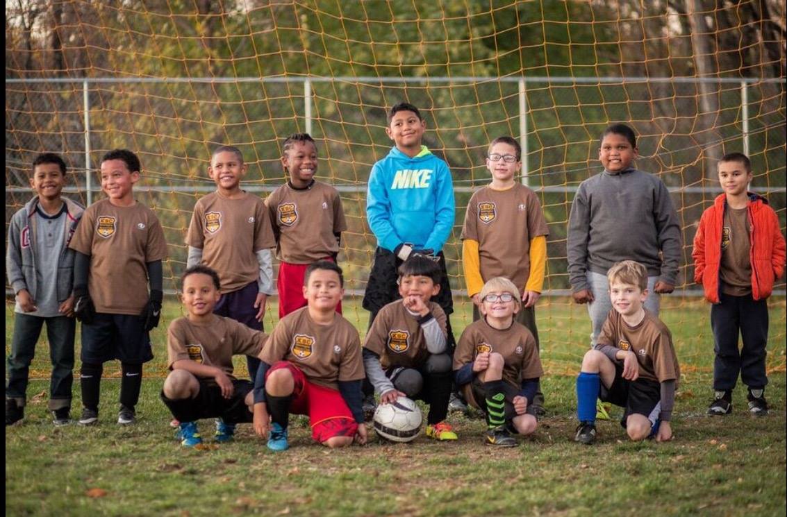 "The Invincibles": Back row l-r: Adam McDowell, Chris Fuentes, Johan Sosa, J'yere Martin, Ayaan McDowell, Ethan Ginette, Elijah Gutierrez, Elijah Saxton; Front row l-r: David Solomon Martinez, David Murillo, Salvador Carillo, Kaleb Nenno, Charlie Crosby. Photo by Hannah Gaudite.