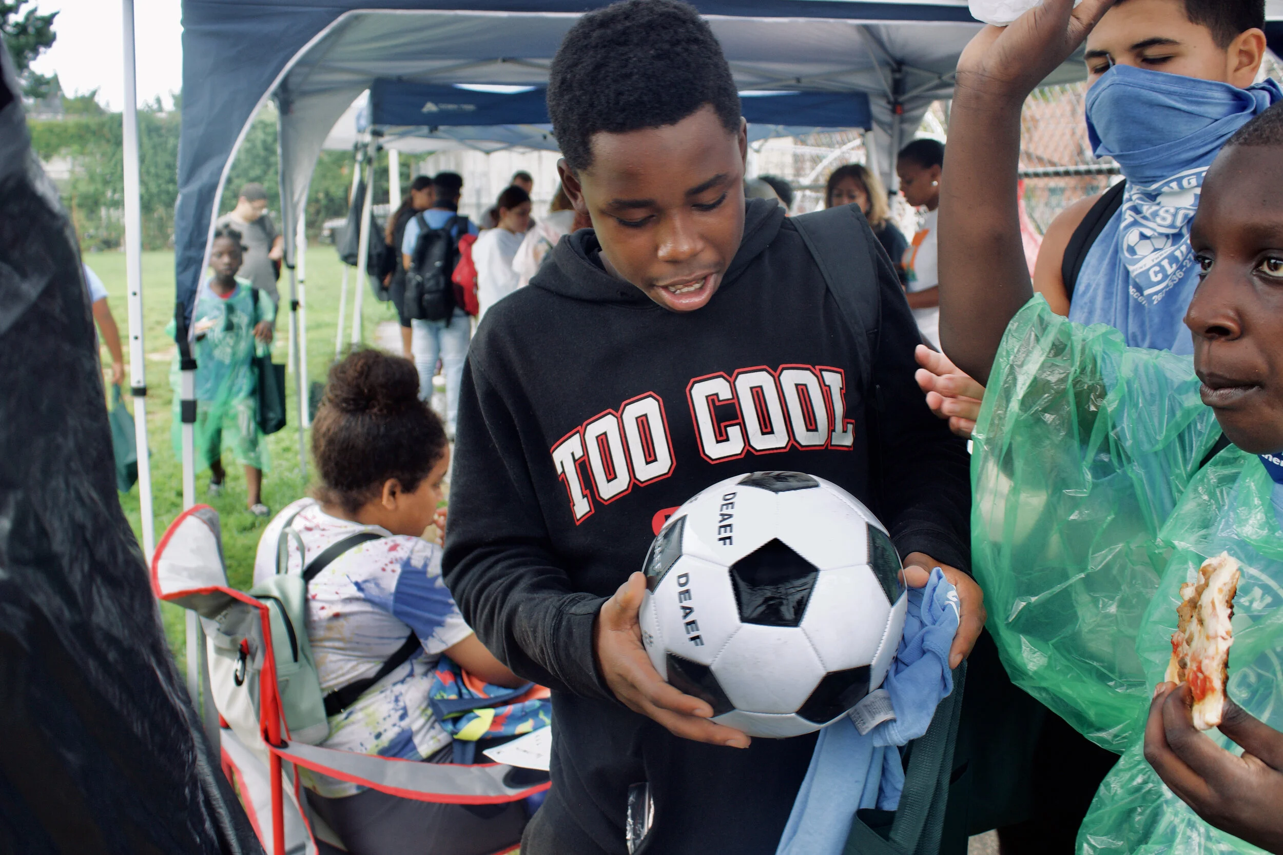 Hissey Playground Soccer Camp Ends with Celebration 