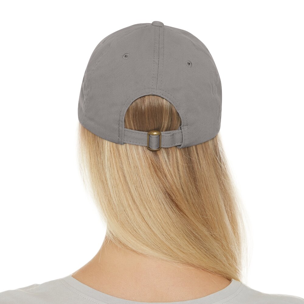 Dad Hat with Leather Patch (Round) — KSC Dad Hat with Leather Patch (Round) — KSC