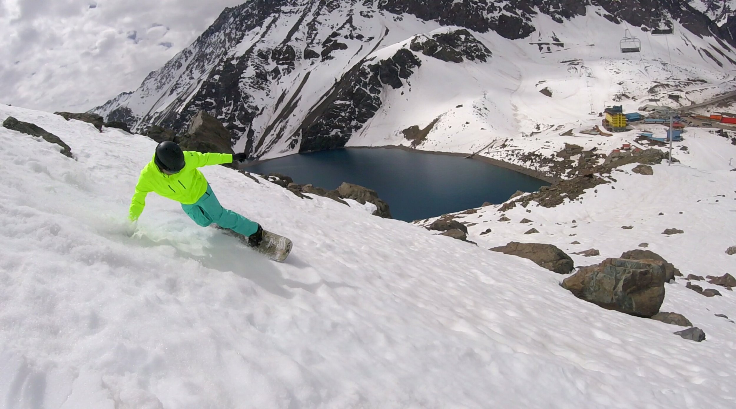 Turns above Laguna del Inca