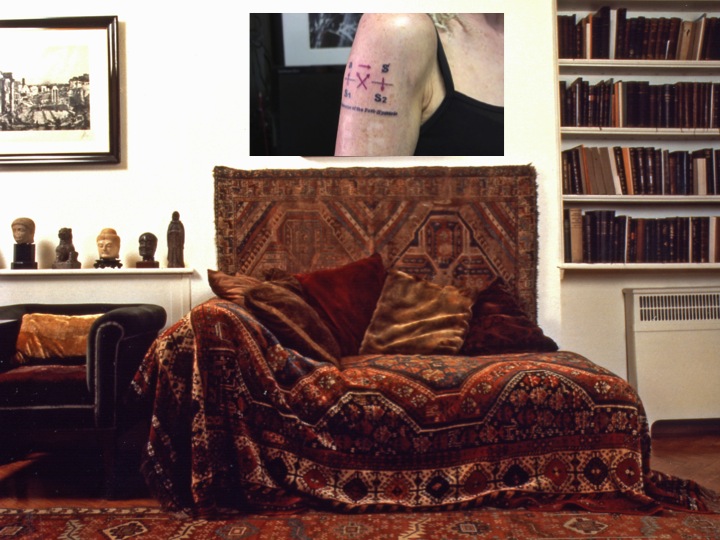 Video still from Discourse of the Post Hysteric (Tattoo), (2015), Shannon Bell