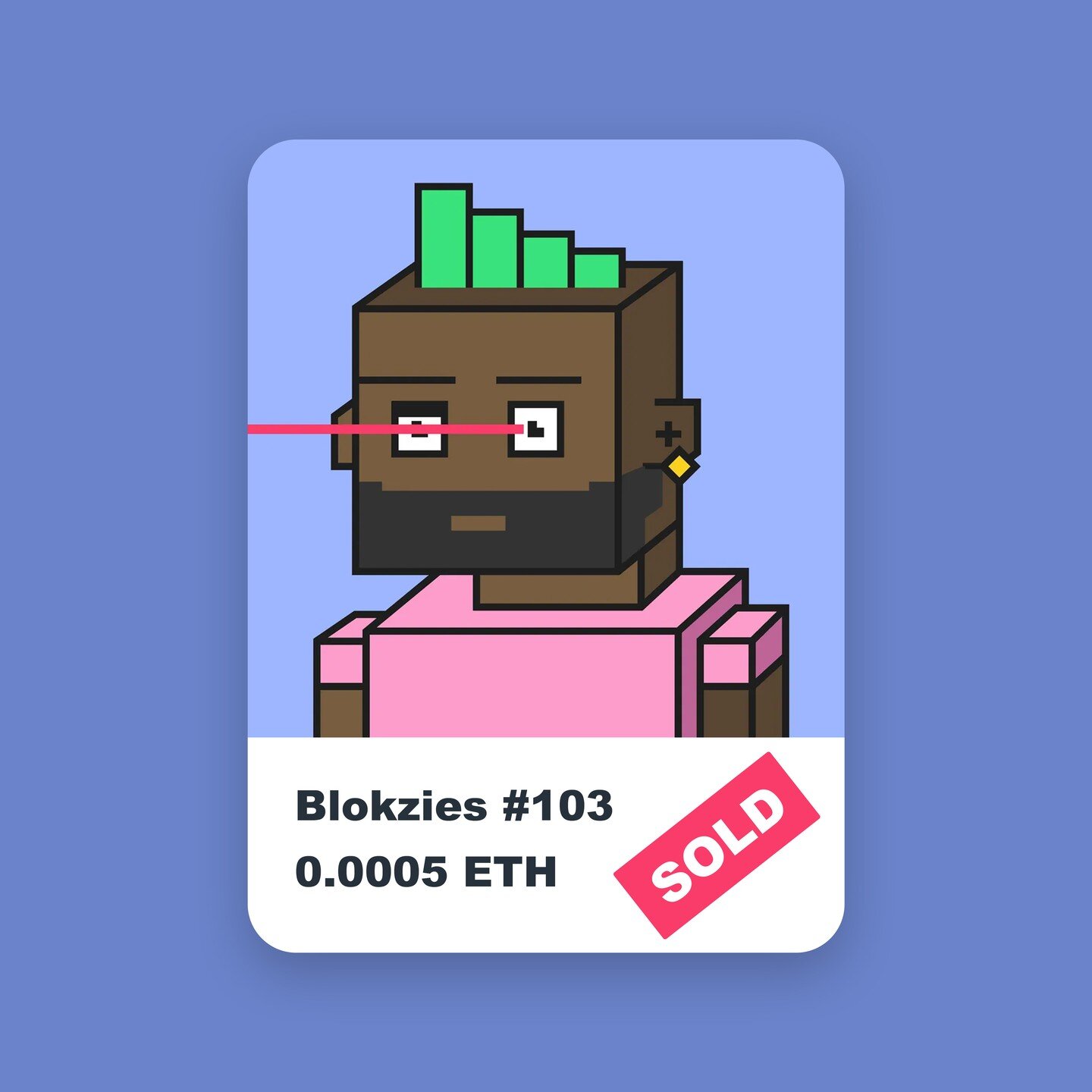 blokzies
🟥 SOLD! 🟥

Blokzies #103 has been sold. So Happy and grateful for your support. Congrats to @bootlegvideogames Enjoy it 😊

#nft #nfts #NFTCollection #opensea #eth #nftcollector #Ethereum #psychedelic
#nftart #nftcommunity #nftcollectors #