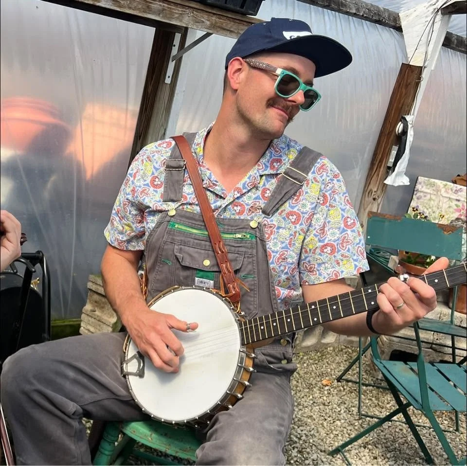 Cap Cooke and Pete Thompson at the South Hill Cider Community Concert Series