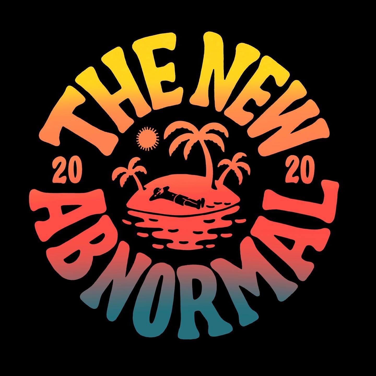 &ldquo;The New Abnormal&rdquo; (swipe for process) #2020 #lettering #design #procreatelettering #processvideo #drawing #illustration #procreate #graphicdesign #handlettering #badgedesign #designbrew #typism #process #thenewabnormal