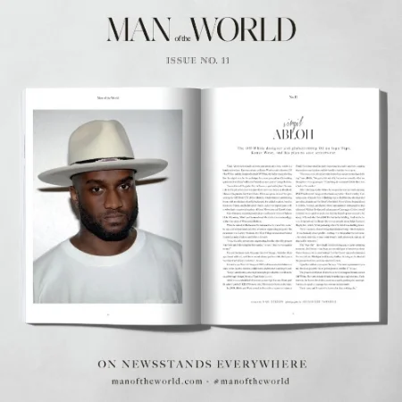 Virgil Abloh profile for Man of the World Vol. 11