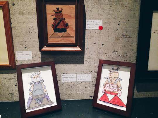 Right away I knew who made these pieces, E. Vil. The style is undeniably his. 