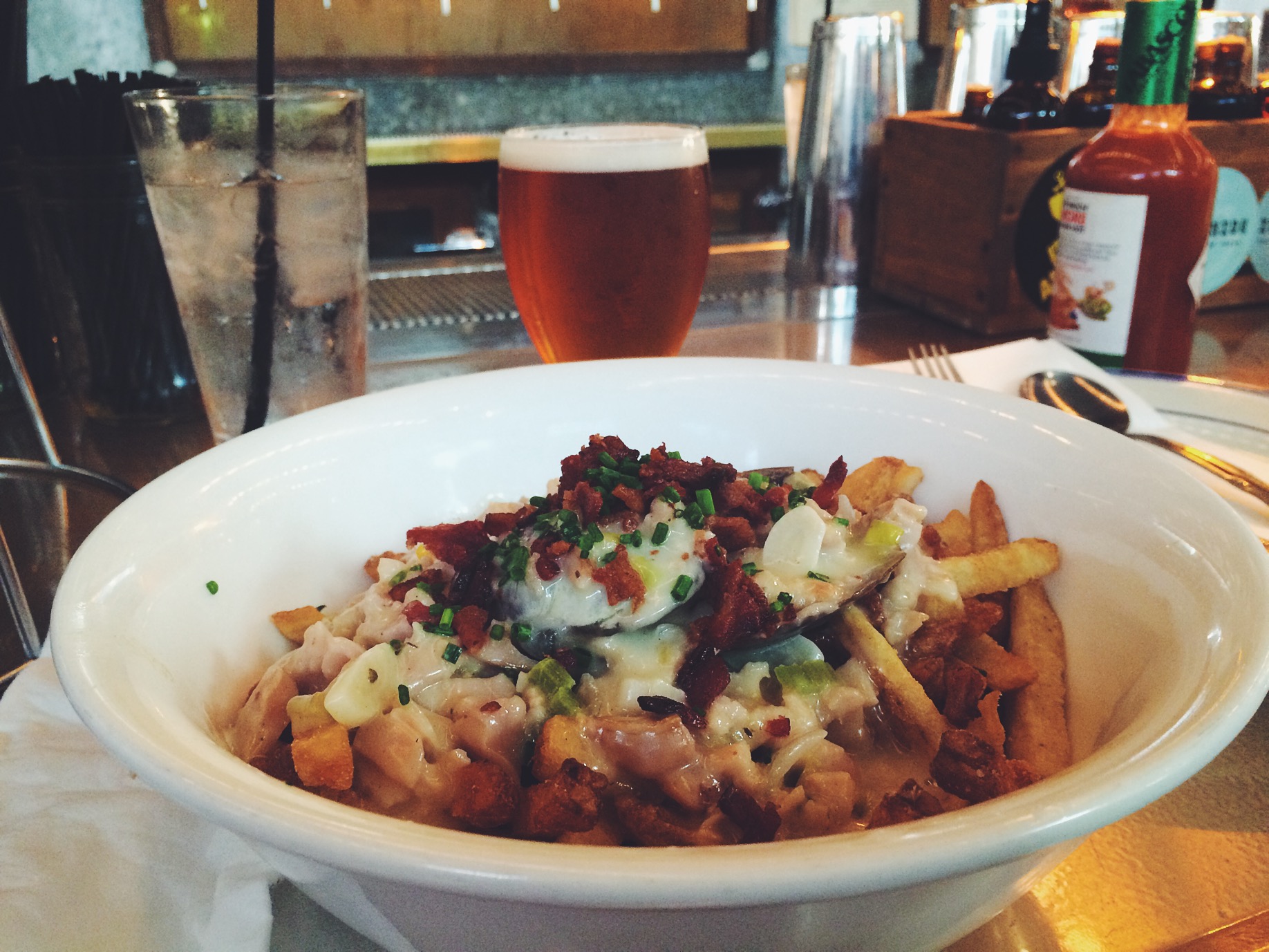 The Chowder Fries. 