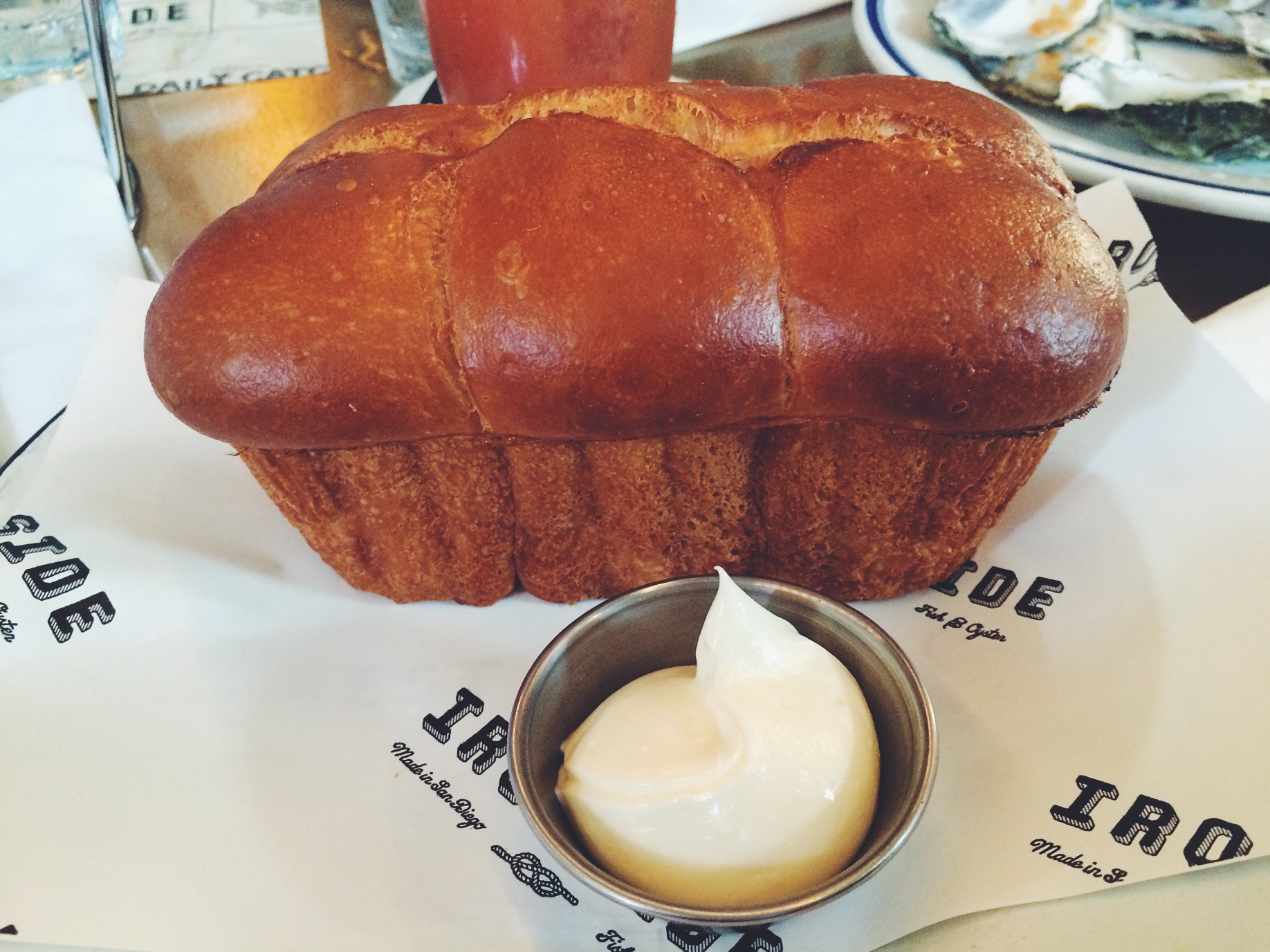 The bread, was all I kept hearing about while waiting for KC to show up. The lady next to me kept talking about the bread. And, KC ordered one. 