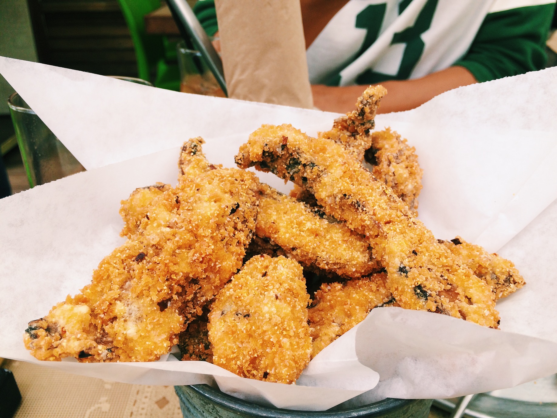 My favorite, Portobello fries. 
