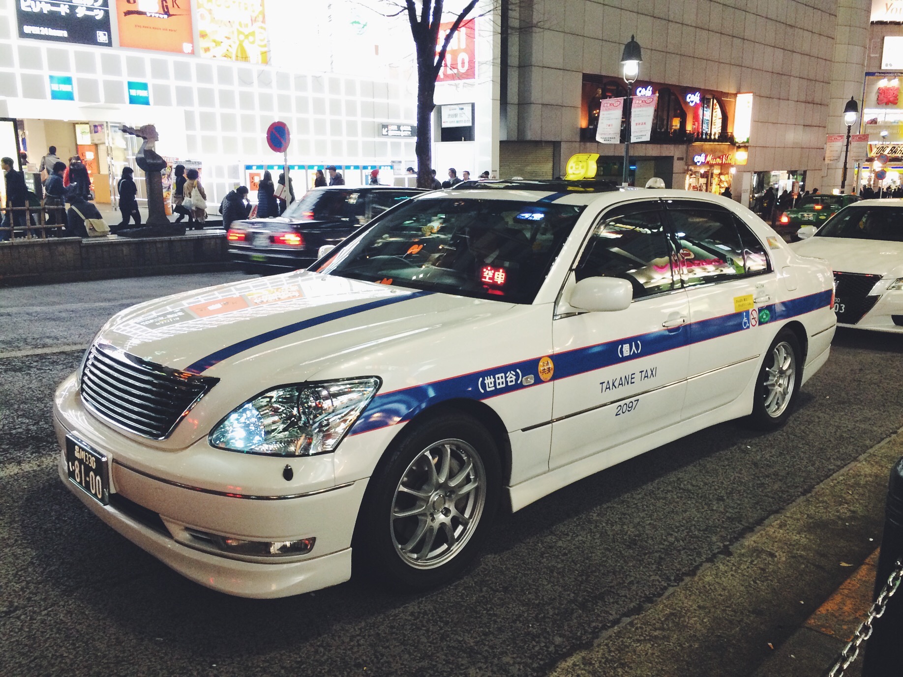 But check this one out, this is a taxi! 