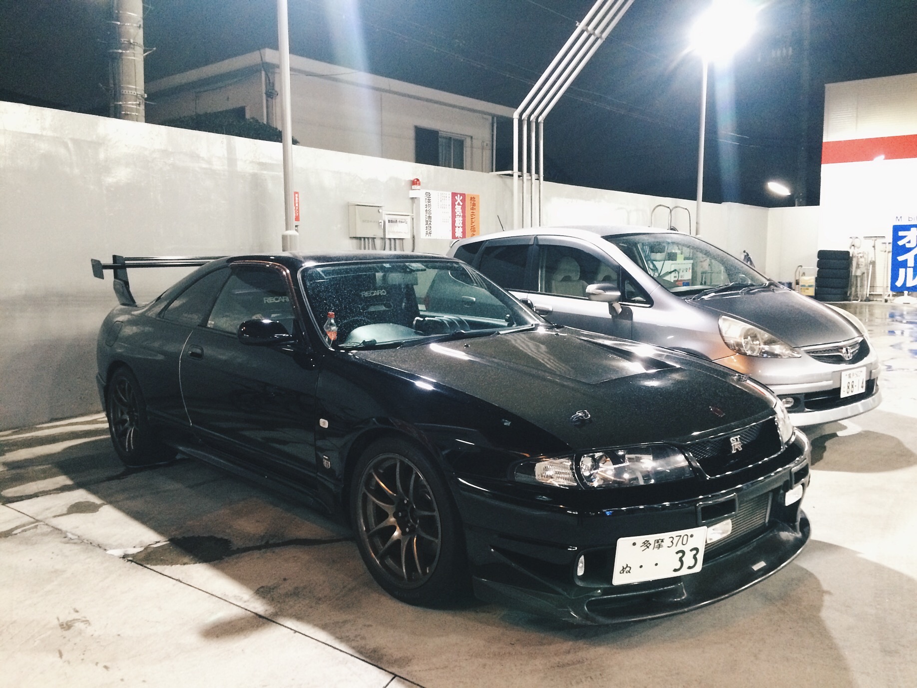 Spotted this beauty at the gas station on our way back to the loft. 