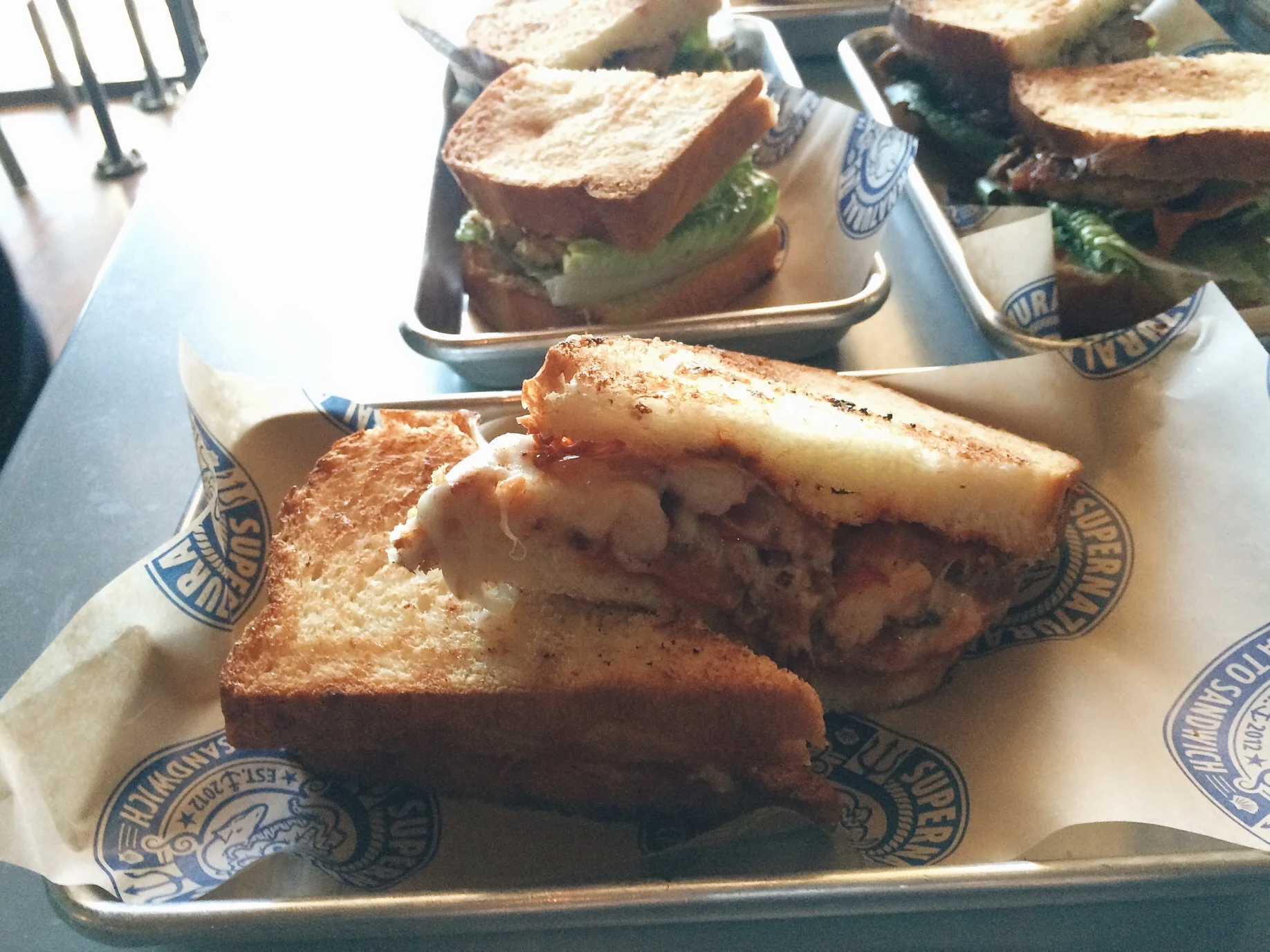 Griffin - Spicy Lobster Grilled Cheese. Packed with flavors! I loved it! 