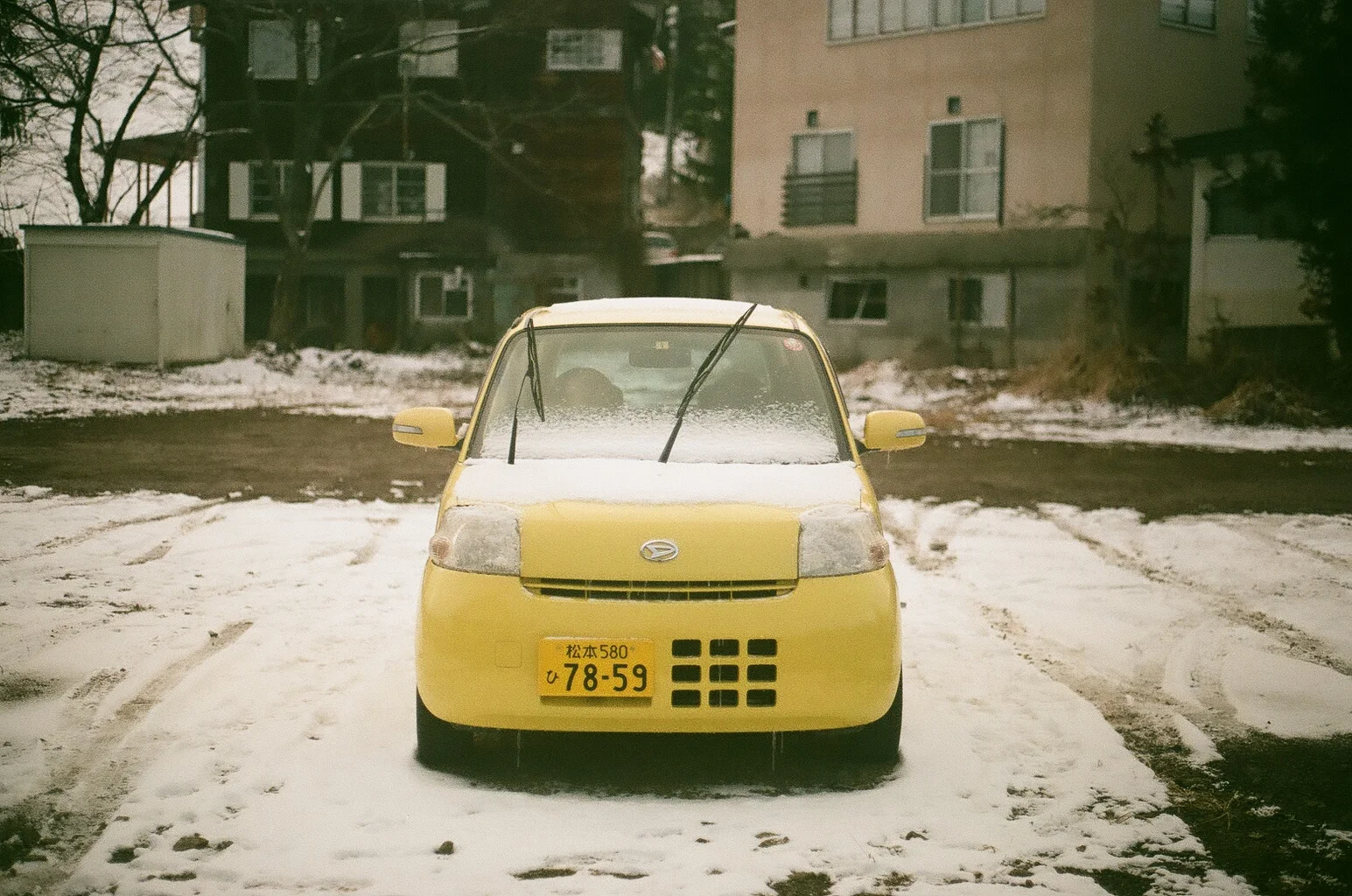 At Mt. Nagano for the snow. The cute was just really cute haha. 