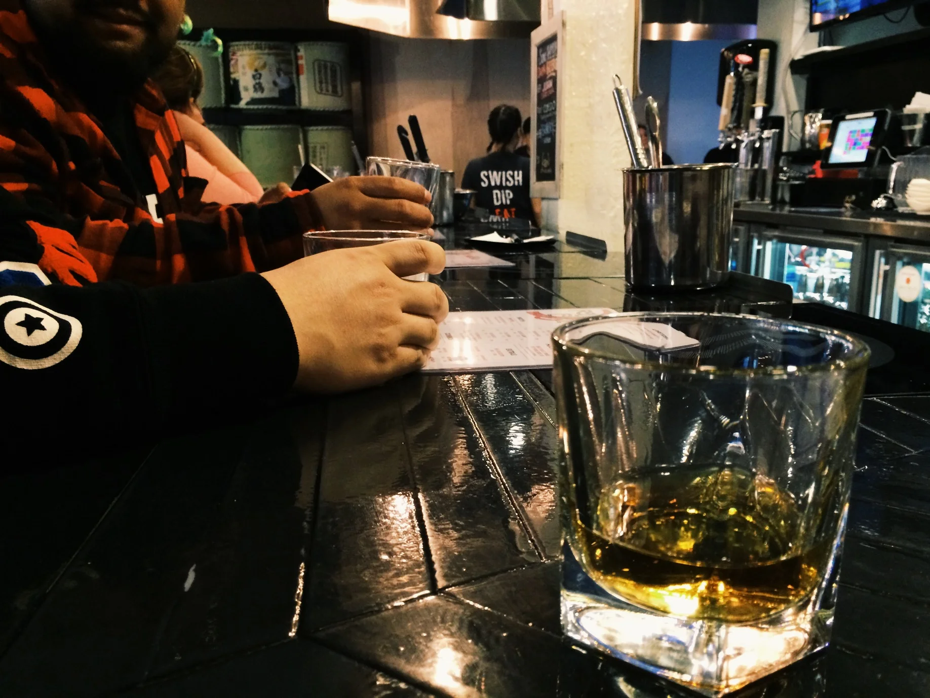We drank what was left of their Hibiki 12. 