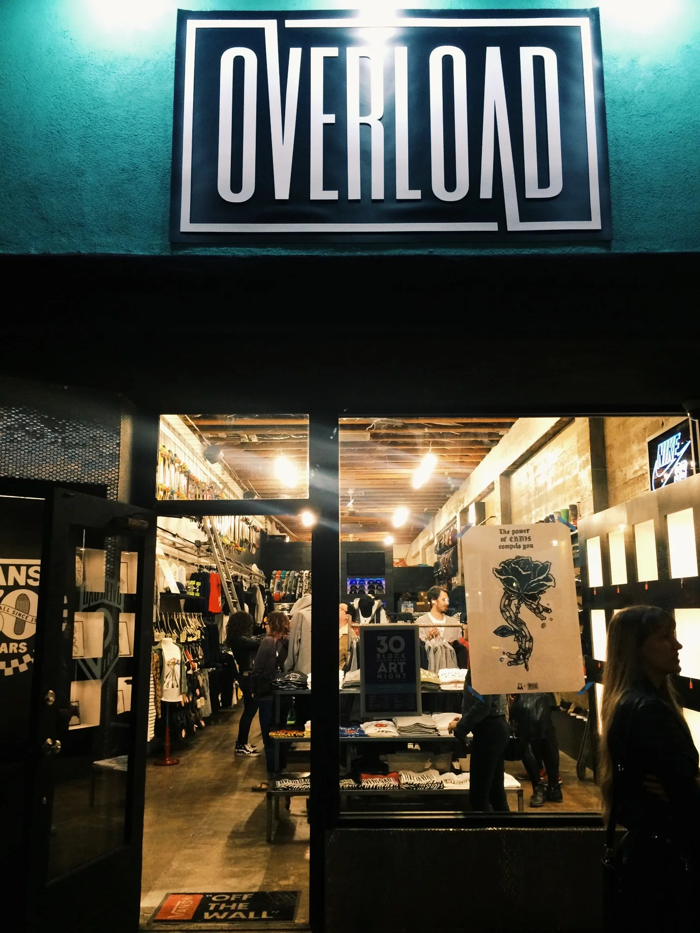 Overload store for art by Chris Bilyeu.