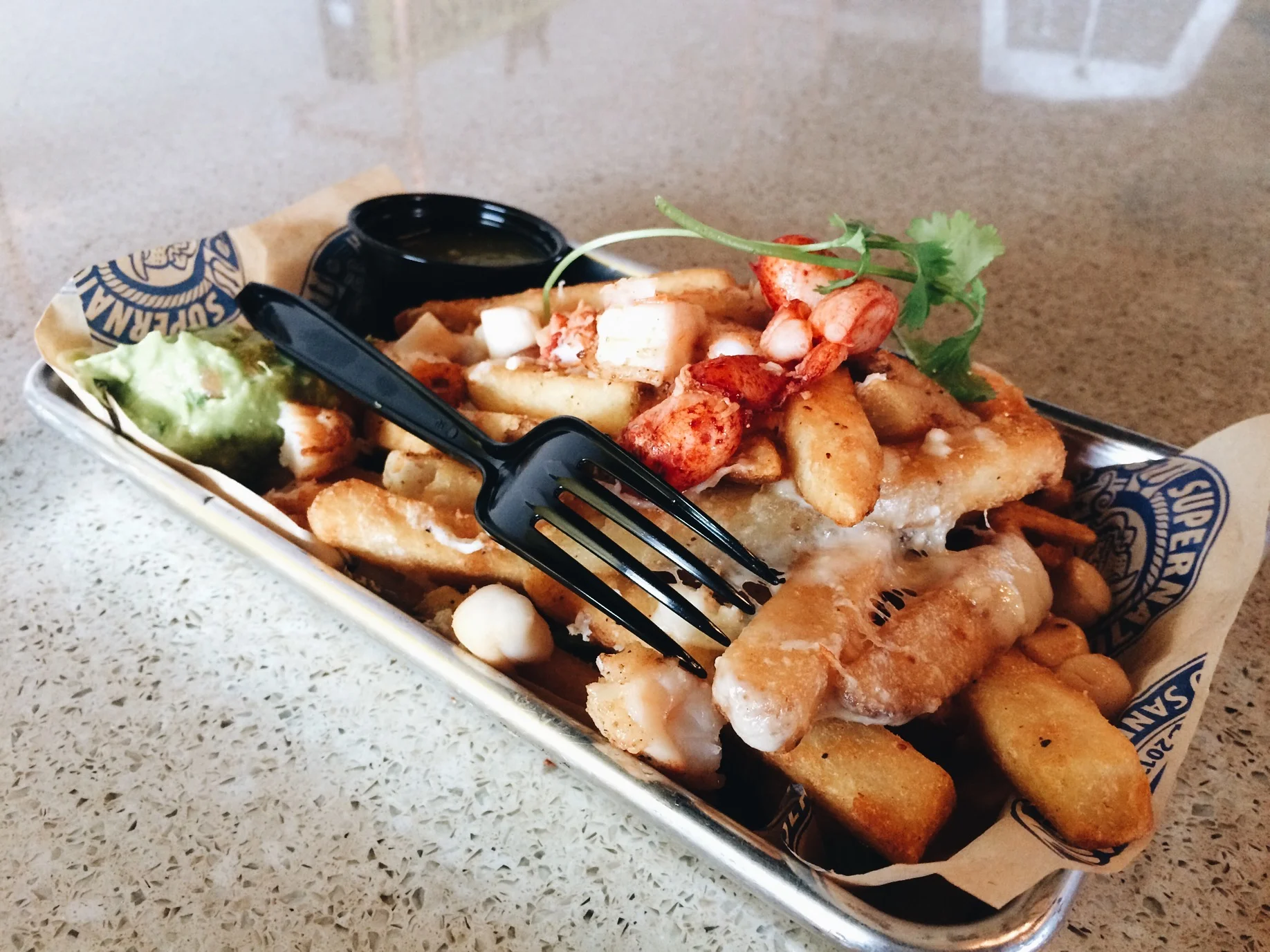 The Triton fries. 