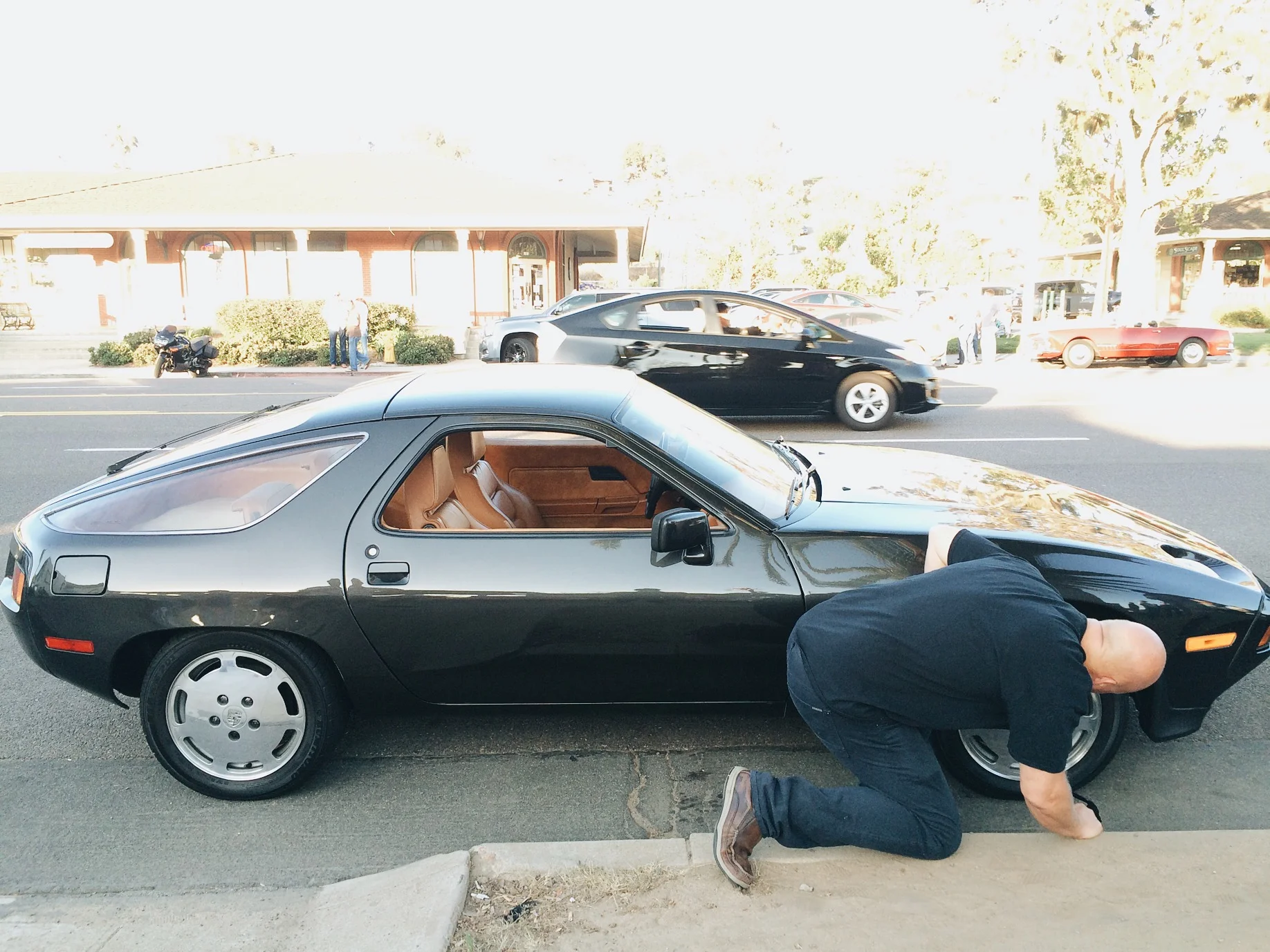 There's always that guy at the meet that gets low and check out all the details on your car lol. 