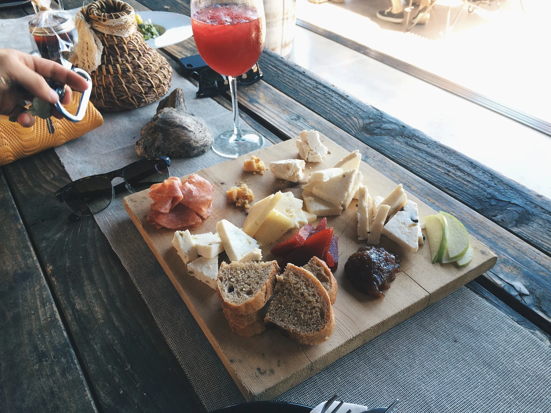Cheese table.