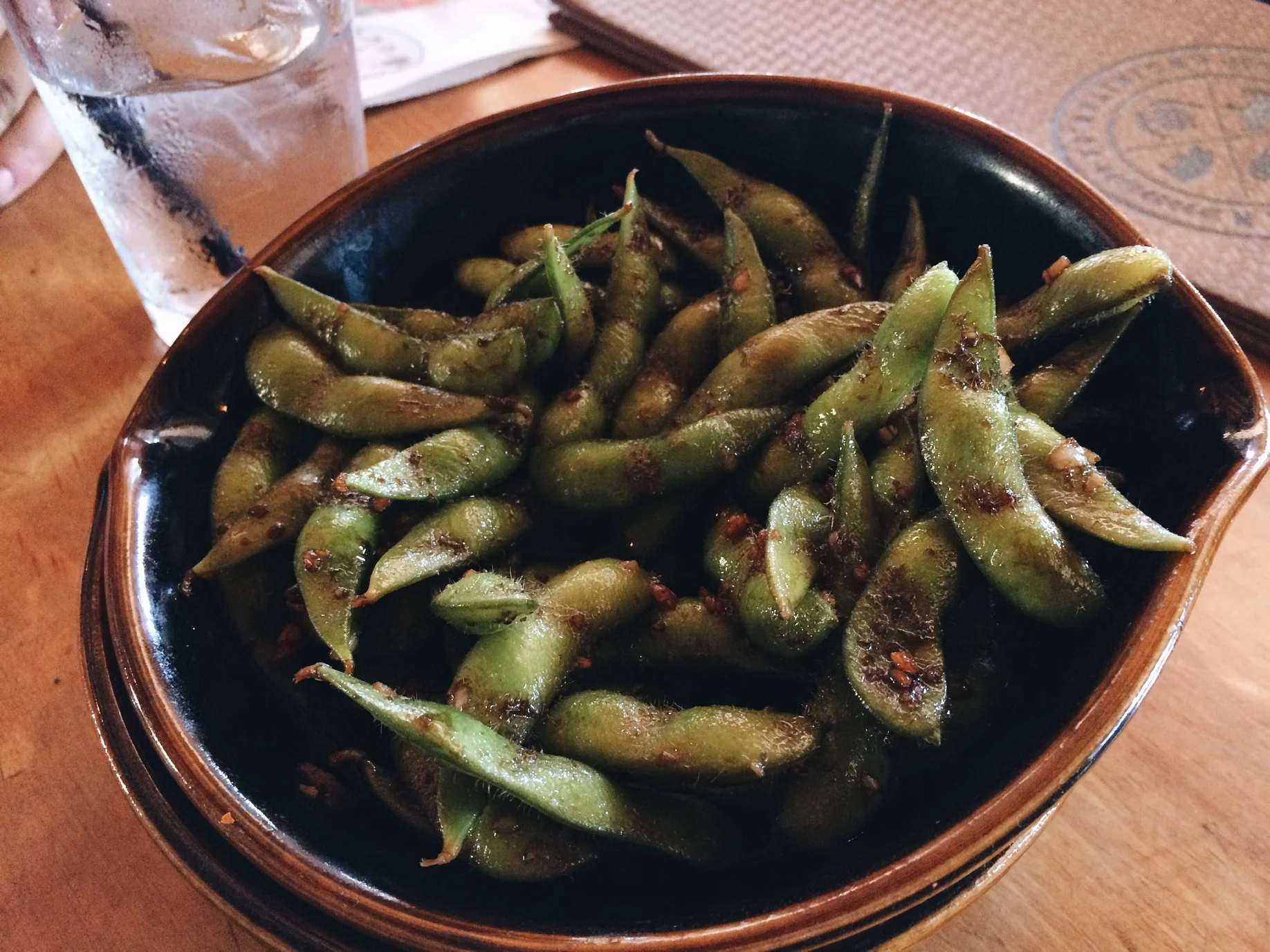 Garlic Edamame 