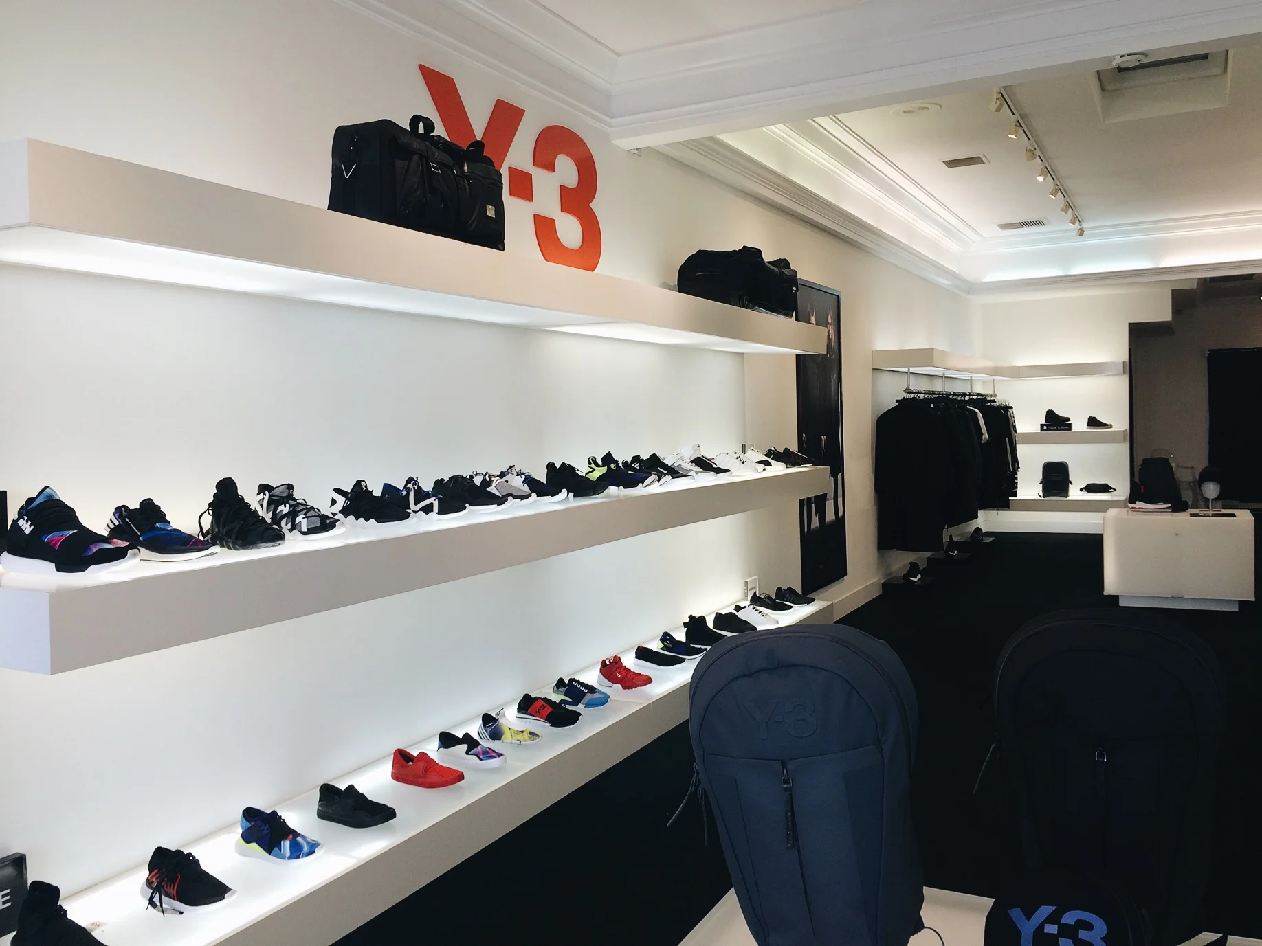 Y-3 in La Jolla. 