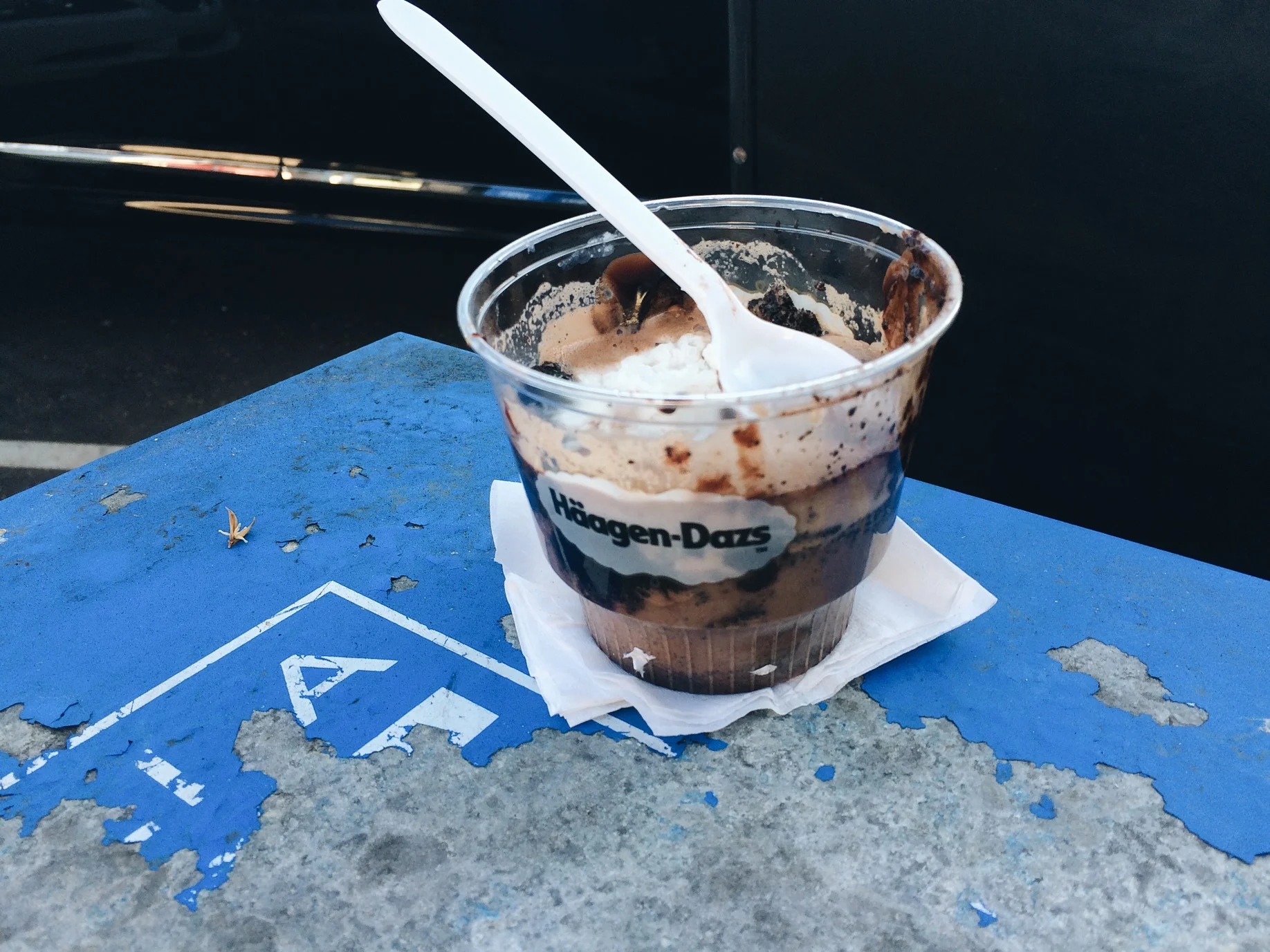 Wasting ice cream should be a crime. 