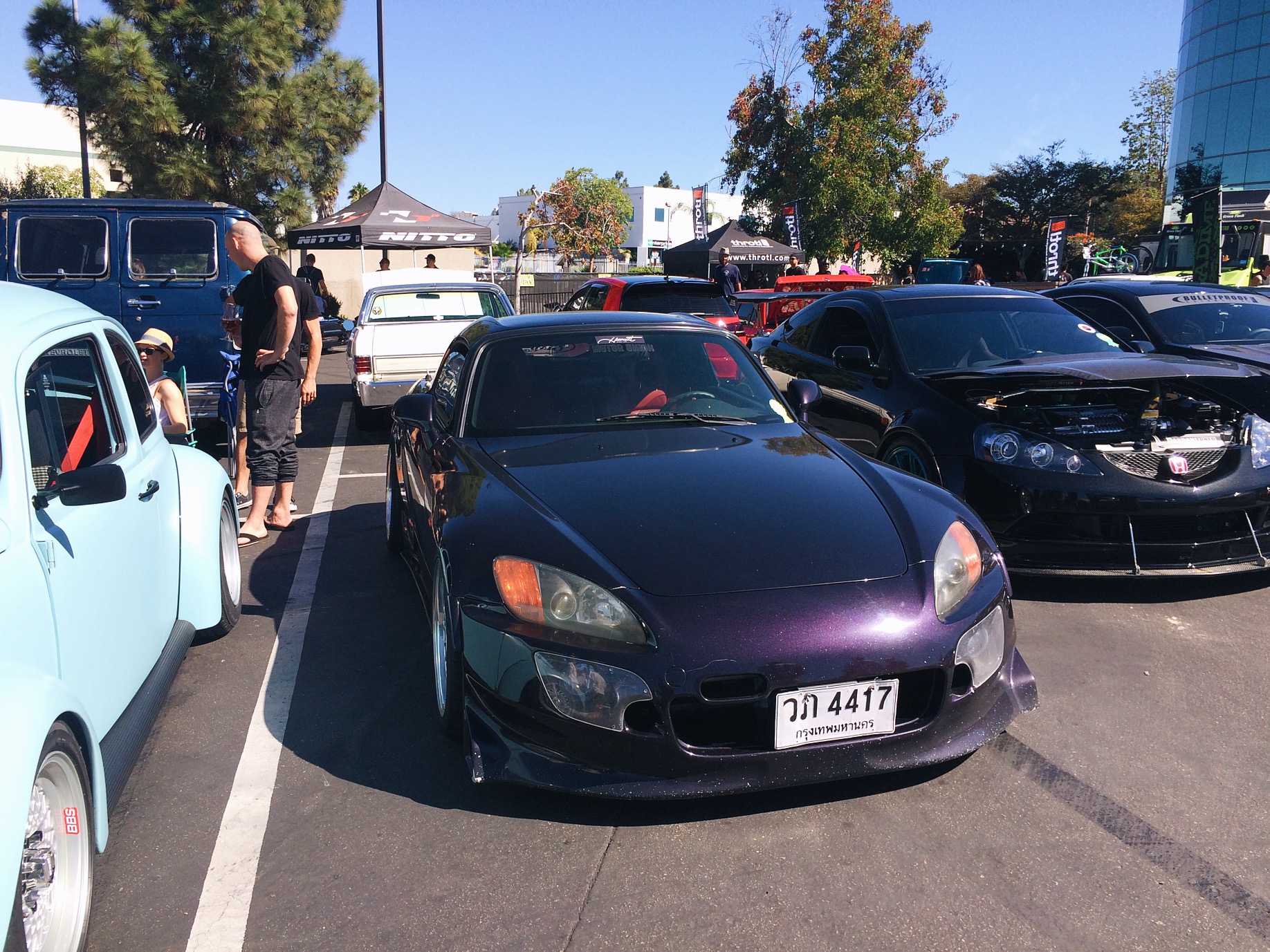 My car ended up on display inside. 