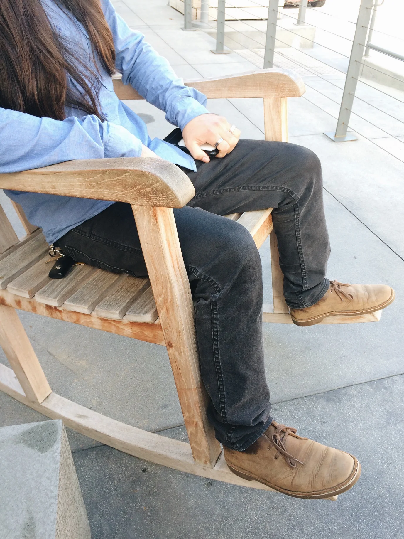 Yup, we hung out on these rocking chairs. 