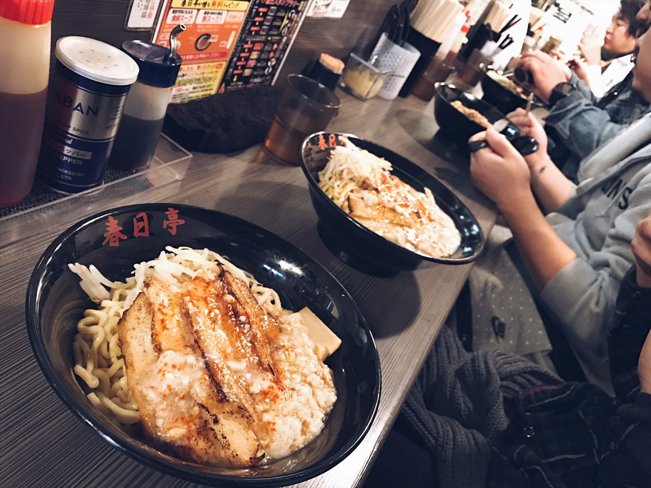Behold! The Oil Noodles! Add some of their red sauce (spicy) to add more flavor and heat to it. 