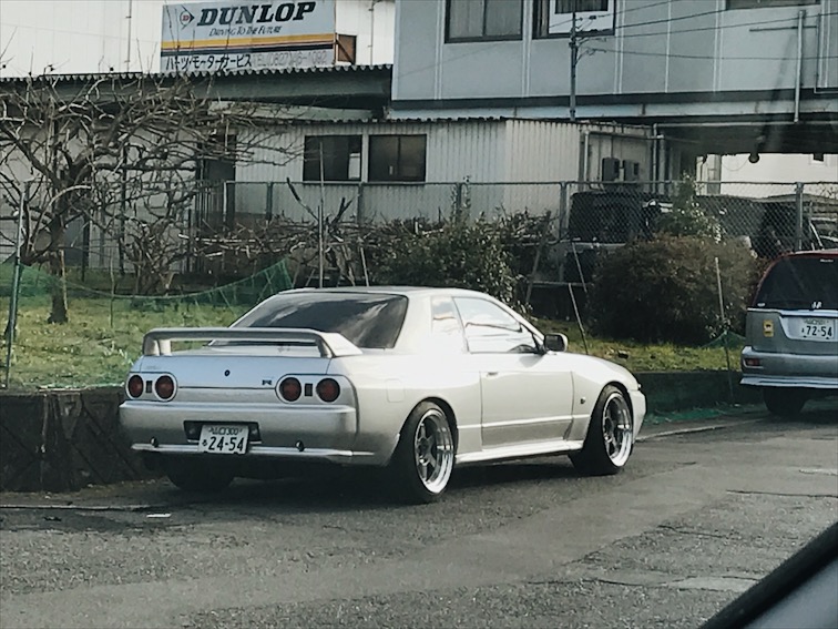 Spotted a Nissan Skyline right outside the train station. 