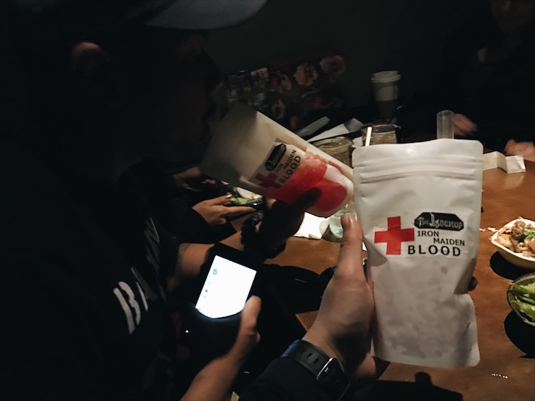 Suck Blood drink. 
