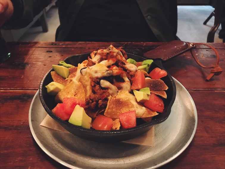 Chili Nachos, pretty good. Not as good as chilis at home but it's good enough. 
