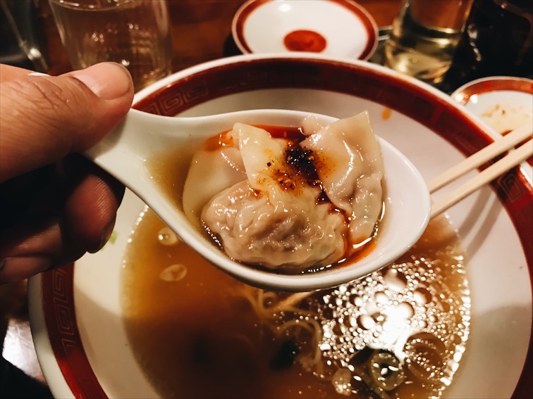 Vinegar and Chili oil with sesame on my shit, makes the world taste better. 